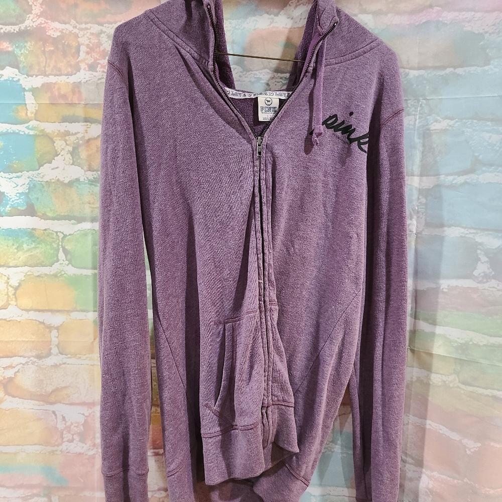 VS Pink zip up hoodie